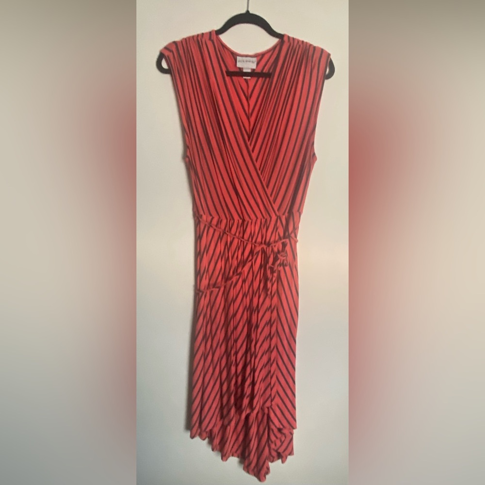 Pure Energy Asymmetrical pink and gray Dress